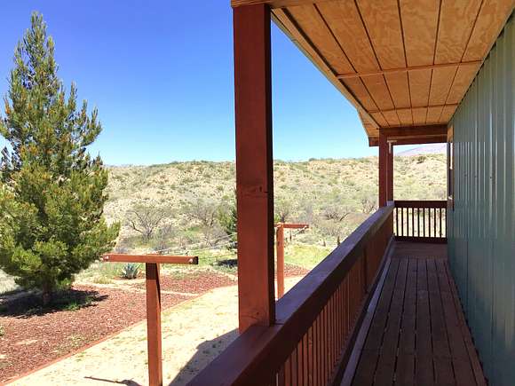 The view of side porch.