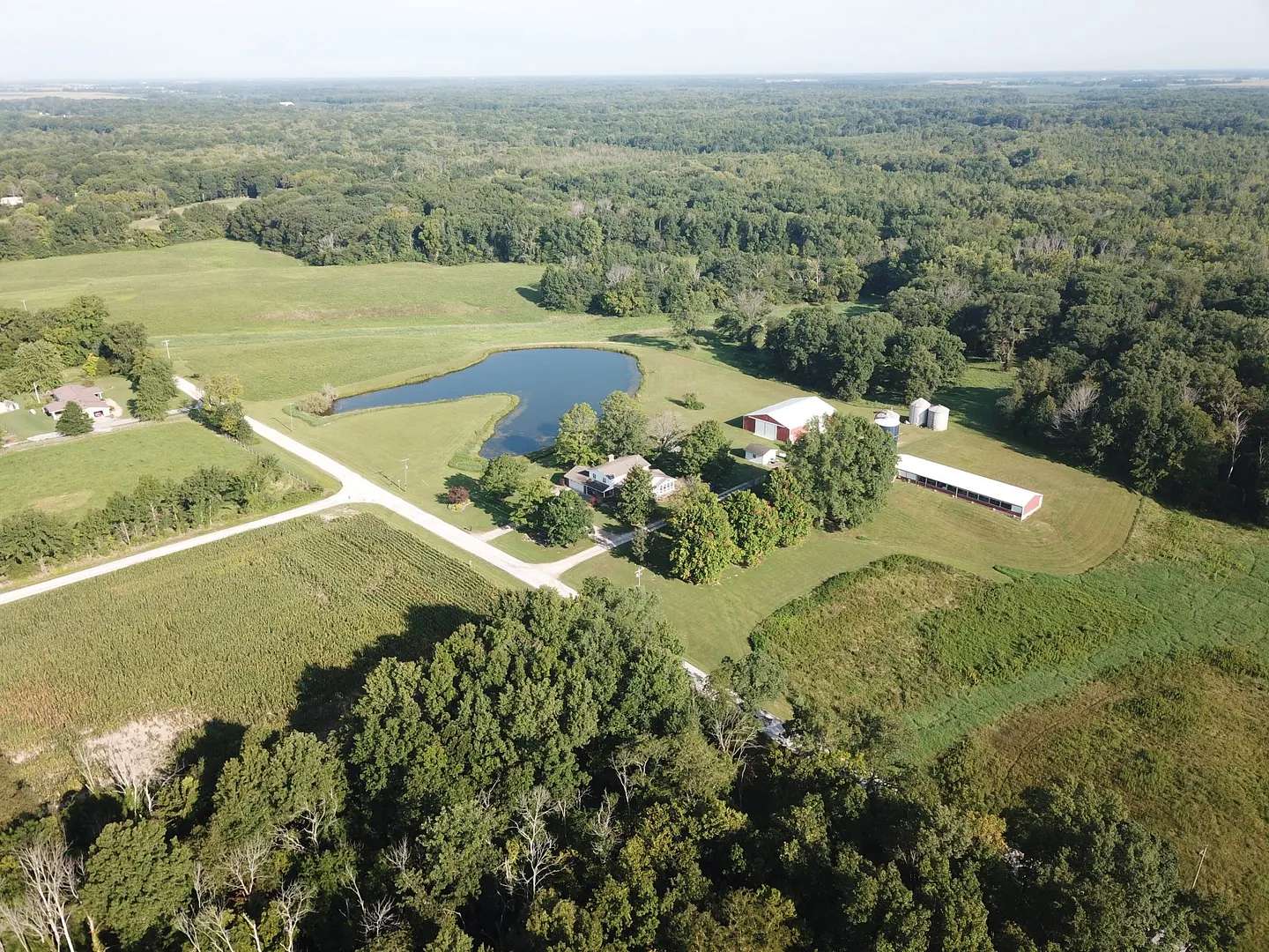 54.8 Acres of Recreational Land & Farm for Auction in Clay City, Illinois