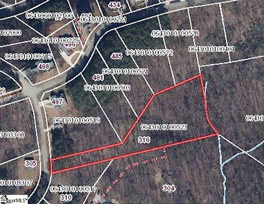 2.46 Acres of Residential Land for Sale in Taylors, South Carolina