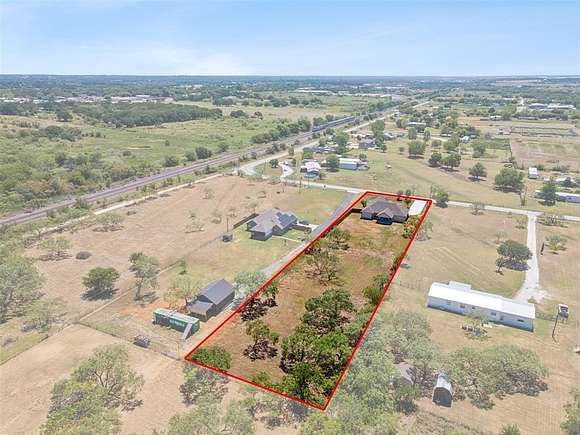 2.5 Acres of Residential Land with Home for Sale in Joshua, Texas