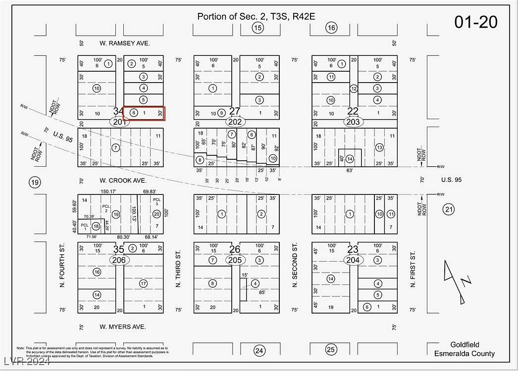 0.069 Acres of Land for Sale in Goldfield, Nevada