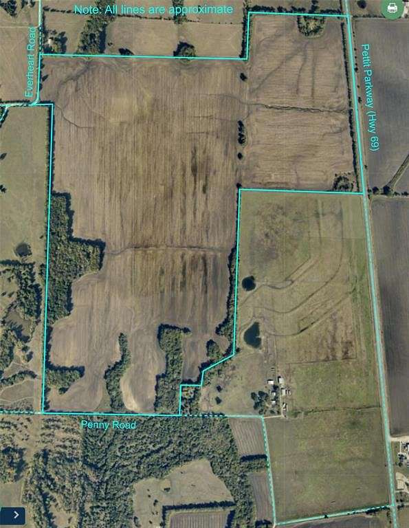 244.71 Acres of Land for Sale in Bells, Texas