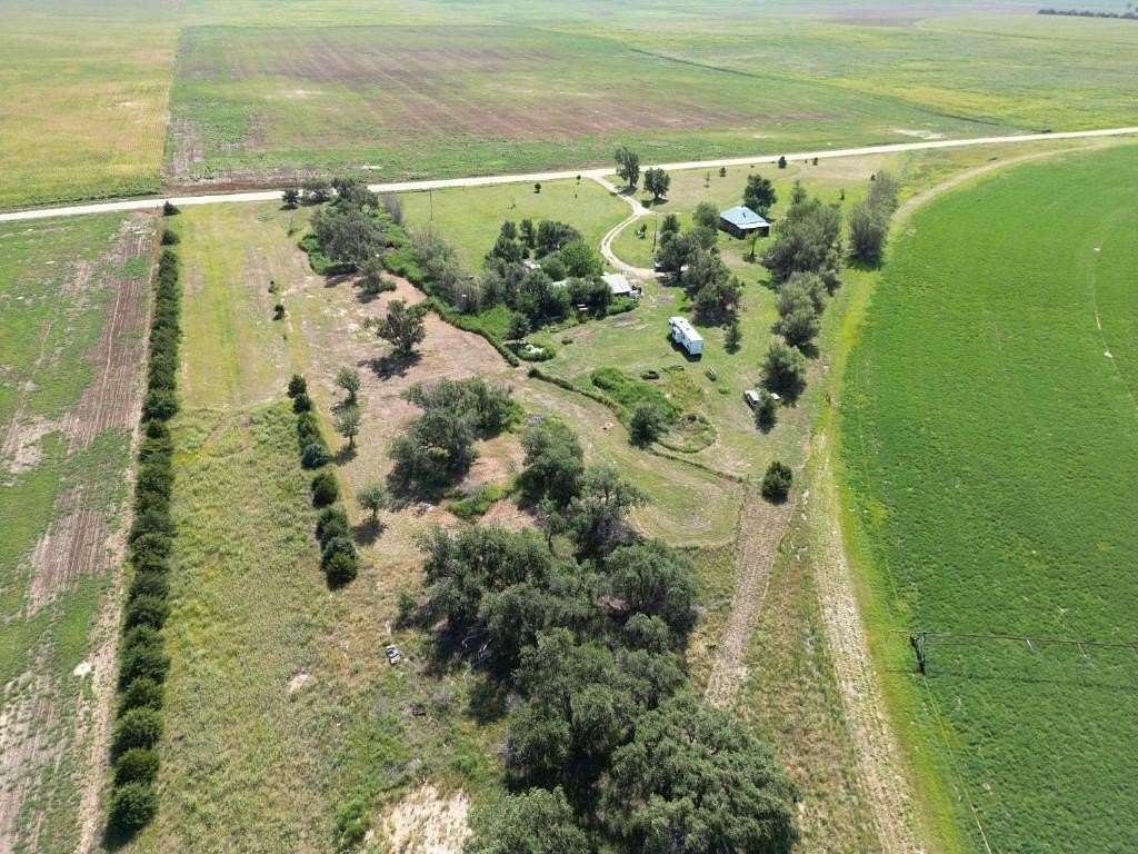 10.5 Acres of Land with Home for Sale in Ingalls, Kansas