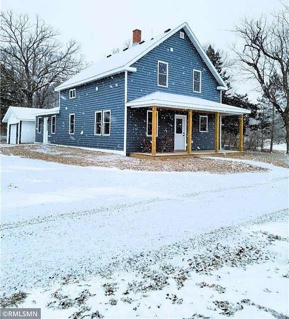 5 Acres of Residential Land with Home for Sale in Clarissa, Minnesota