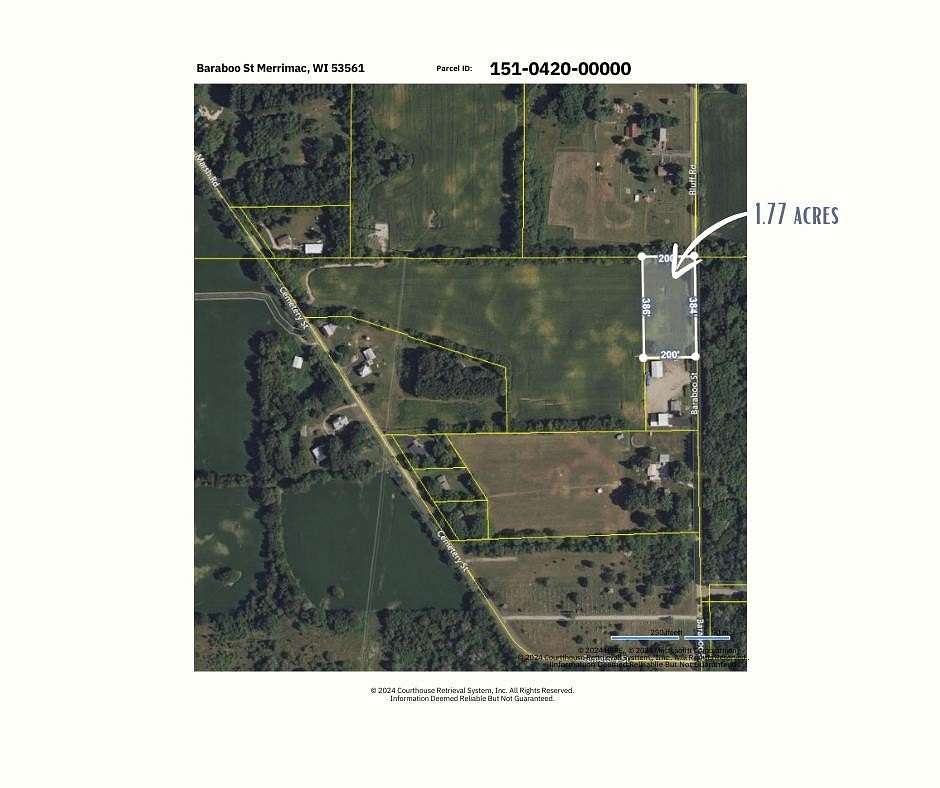 1.77 Acres of Commercial Land for Sale in Merrimac, Wisconsin