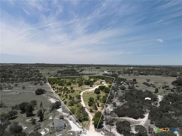 10.5 Acres of Land with Home for Sale in Kempner, Texas