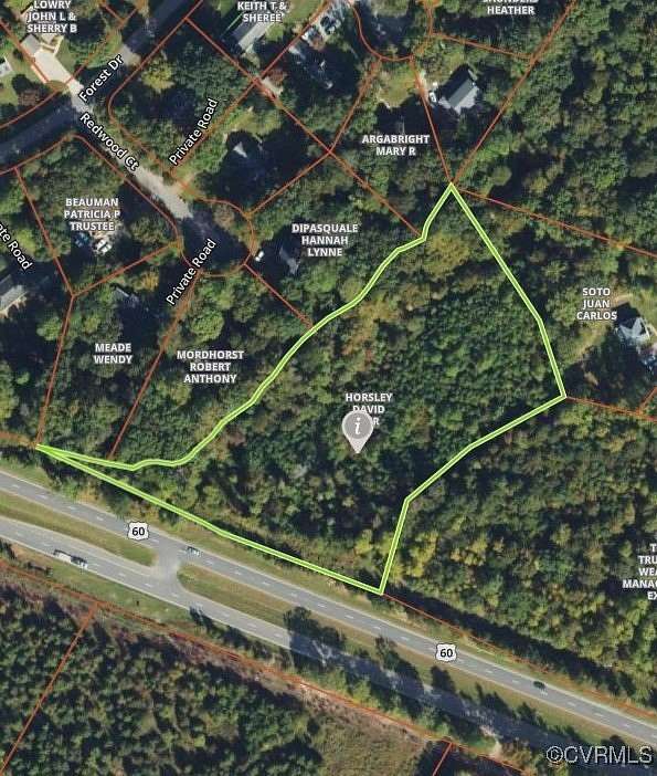 3.2 Acres of Commercial Land for Sale in Providence Forge, Virginia