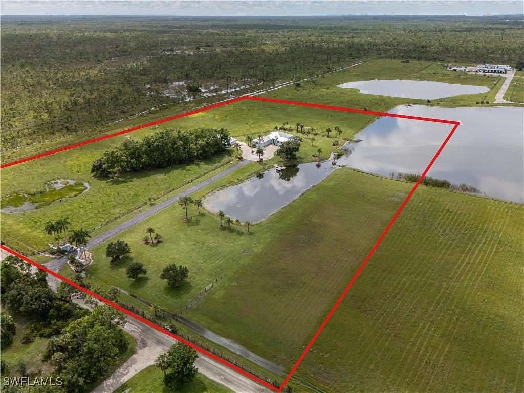 18.02 Acres of Recreational Land with Home for Sale in Punta Gorda, Florida