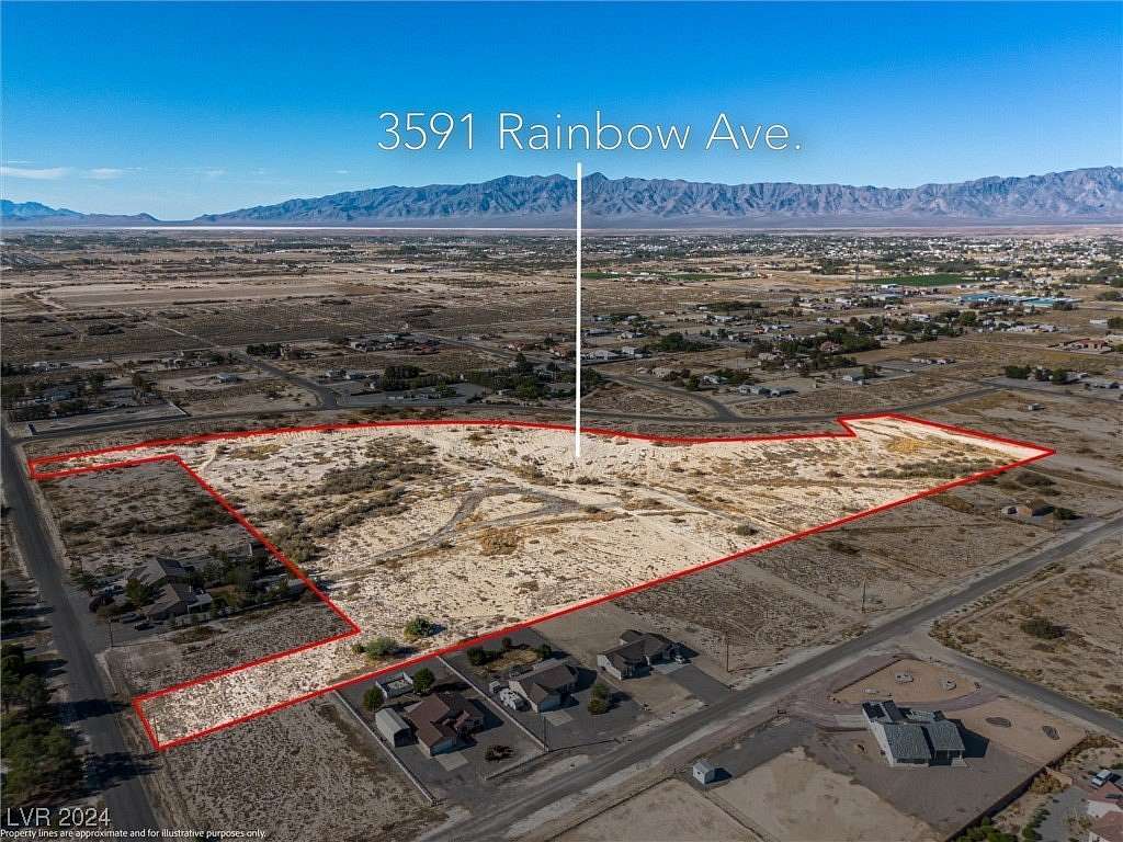 19.2 Acres of Recreational Land for Sale in Pahrump, Nevada