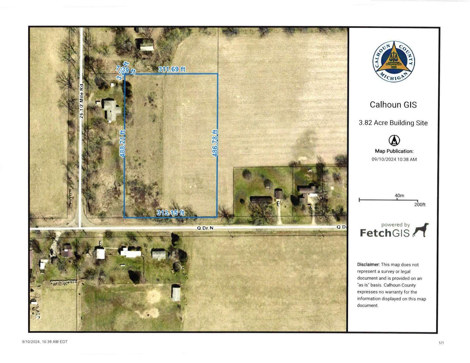 3.82 Acres of Land for Sale in Albion, Michigan