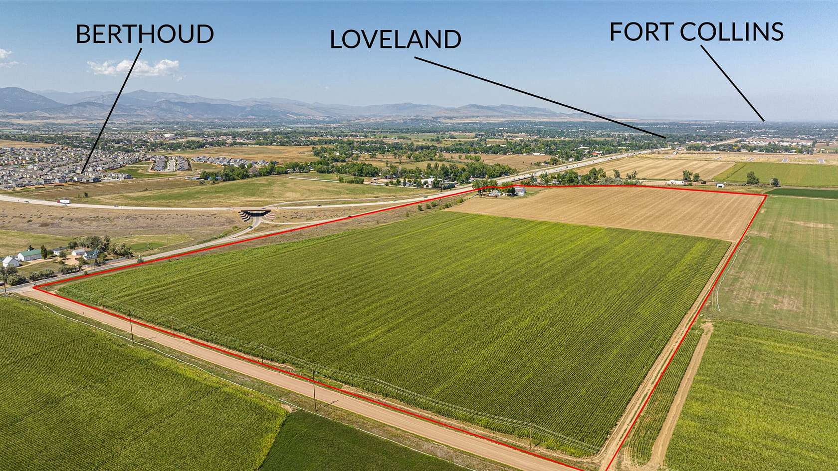 69.4 Acres of Land for Sale in Loveland, Colorado