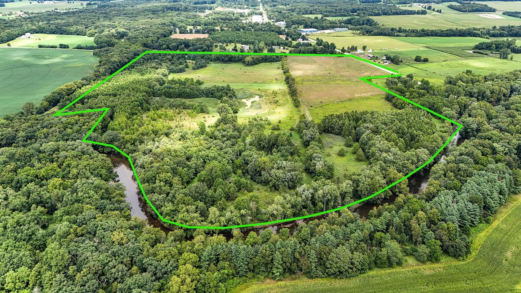 112 Acres of Recreational Land for Sale in Rochester, Indiana