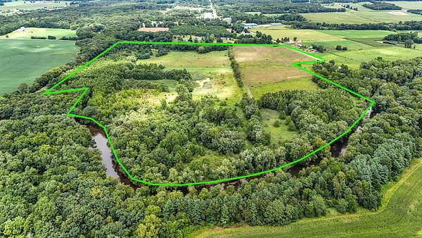 112 Acres of Recreational Land for Sale in Rochester, Indiana