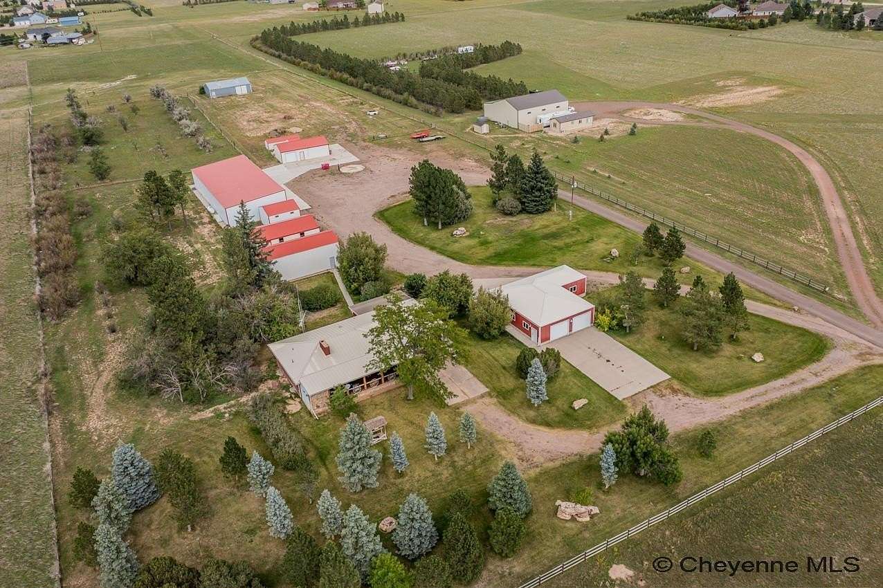 8.55 Acres of Land with Home for Sale in Cheyenne, Wyoming