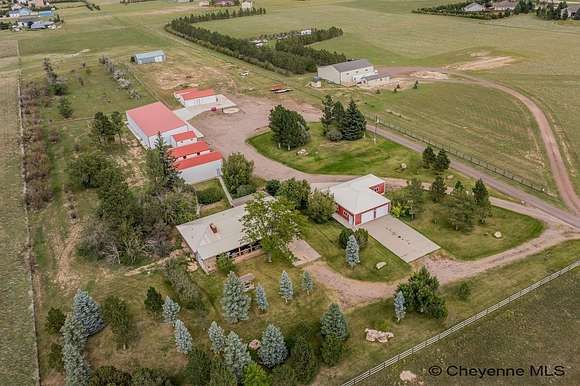 8.55 Acres of Land with Home for Sale in Cheyenne, Wyoming