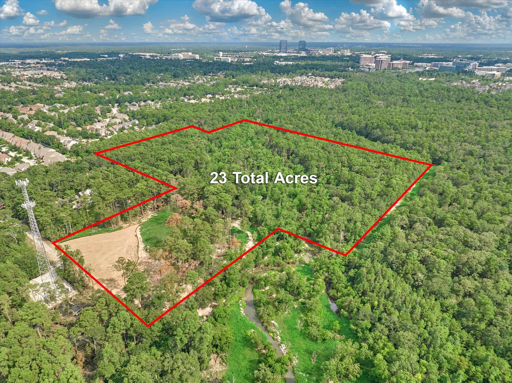 23 Acres of Mixed-Use Land for Sale in Conroe, Texas