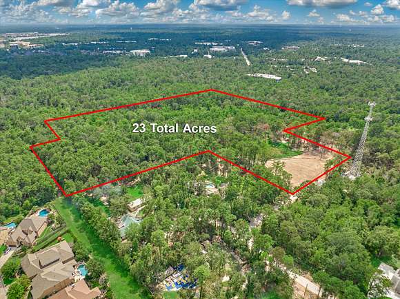 Combined 23-acre tract consists of 3 parcels (4 acres + 9.5 acres + 9.5 acres).