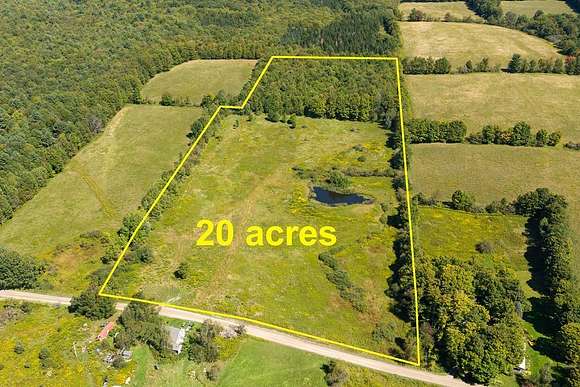 20 Acres of Agricultural Land for Sale in Meredith, New York