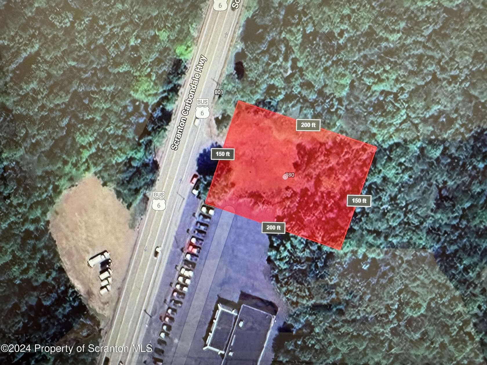 0.7 Acres of Commercial Land for Sale in Archbald, Pennsylvania