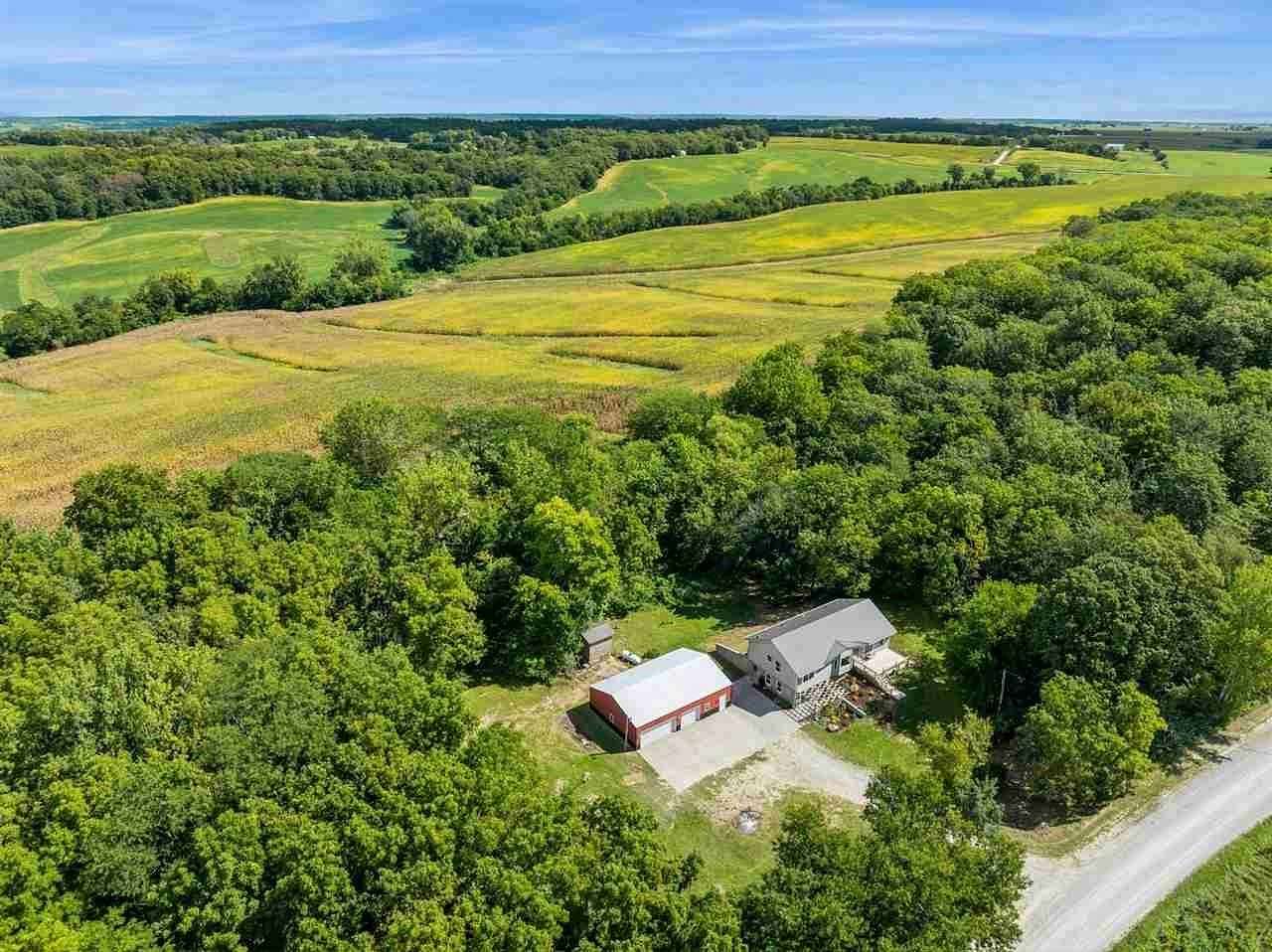 3.61 Acres of Residential Land with Home for Sale in Marengo, Iowa