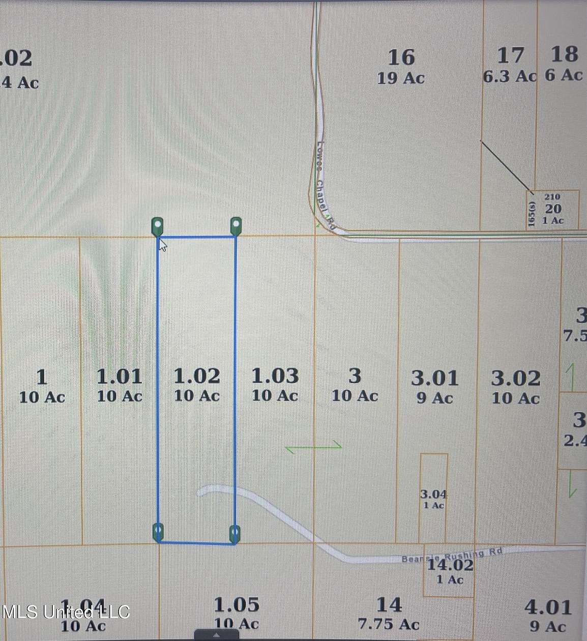 10 Acres of Residential Land for Sale in Foxworth, Mississippi