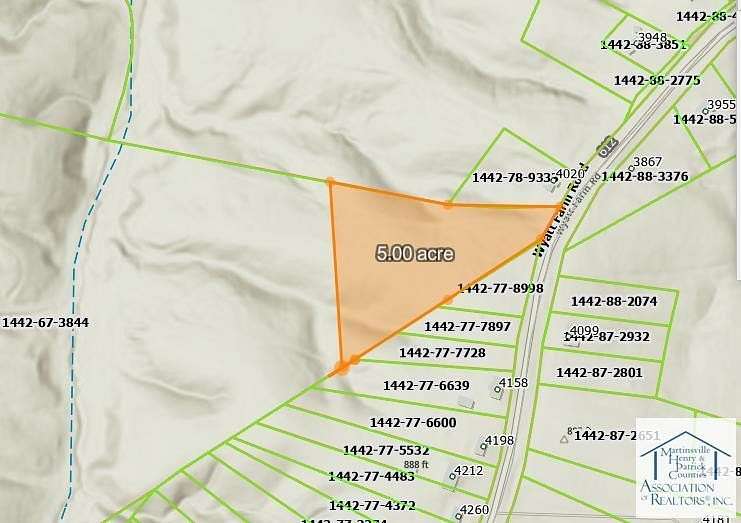 5 Acres of Residential Land for Sale in Axton, Virginia