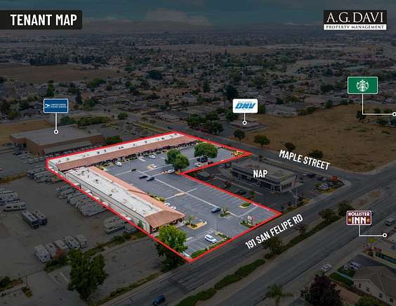 2.4 Acres of Improved Commercial Land for Sale in Hollister, California