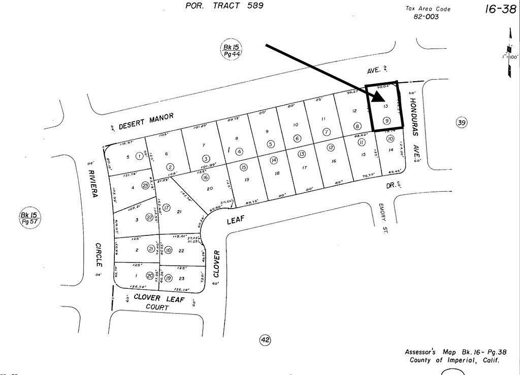 0.247 Acres of Residential Land for Sale in Thermal, California