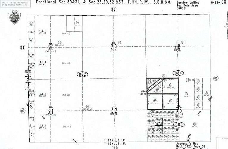 5 Acres of Recreational Land for Sale in Barstow, California