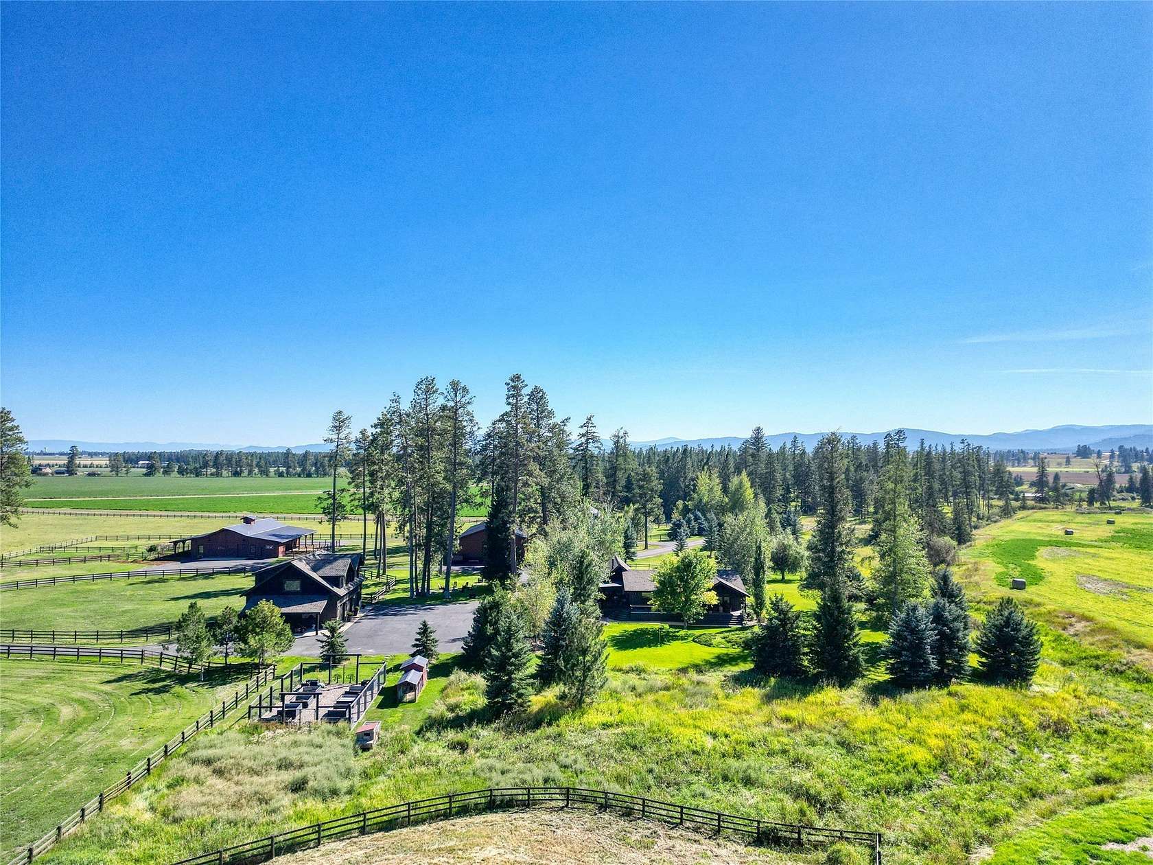 38 Acres of Agricultural Land with Home for Sale in Whitefish, Montana