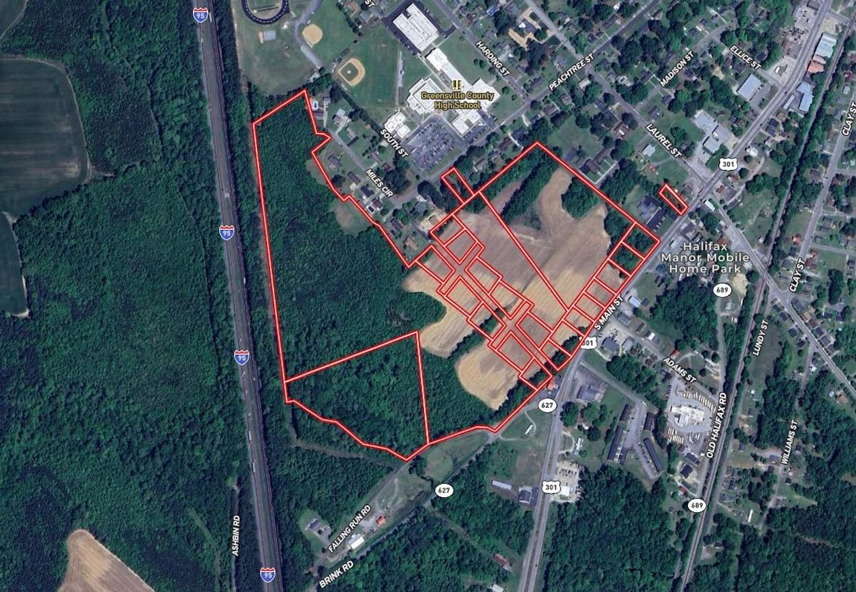 51 Acres of Recreational Land for Sale in Emporia, Virginia