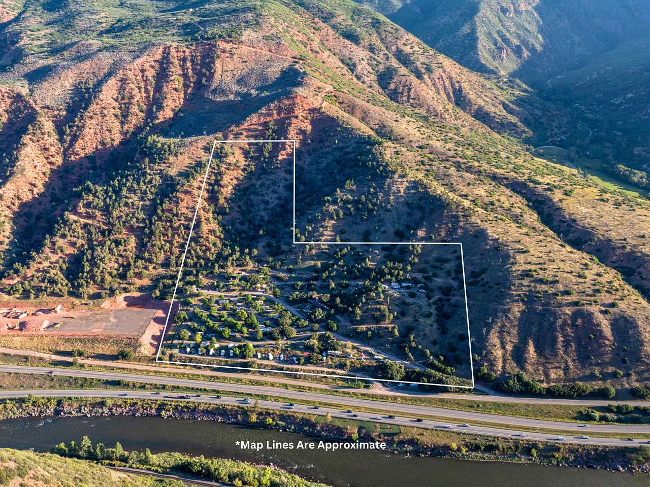 24.9 Acres of Land with Home for Sale in Glenwood Springs, Colorado