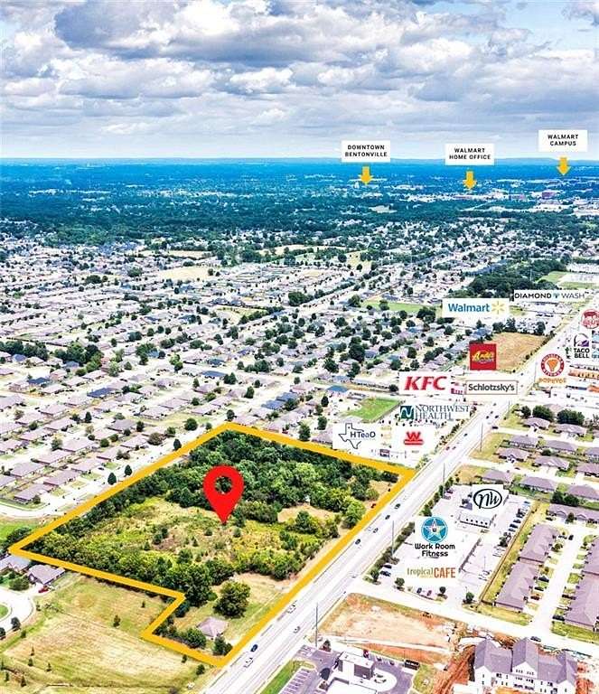 3.82 Acres of Commercial Land for Sale in Bentonville, Arkansas