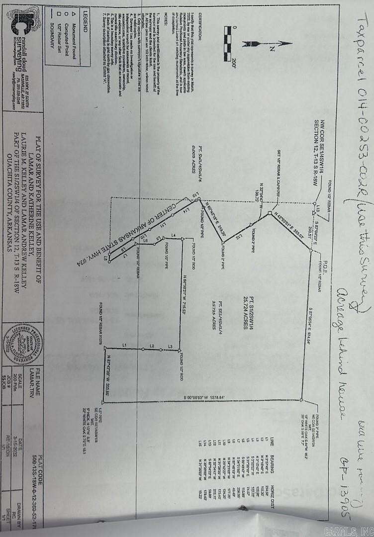 25.72 Acres of Recreational Land for Sale in Camden, Arkansas