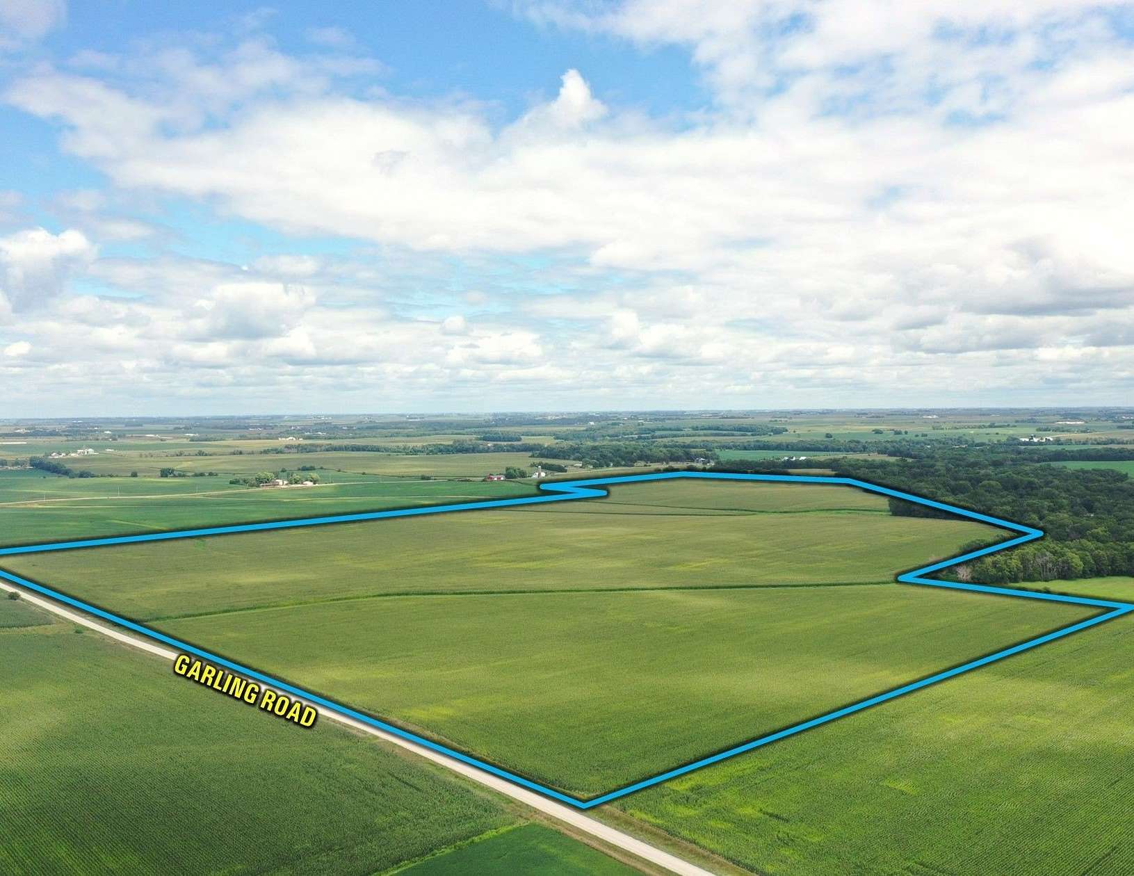 195 Acres of Agricultural Land for Sale in Spring Creek Township, Iowa