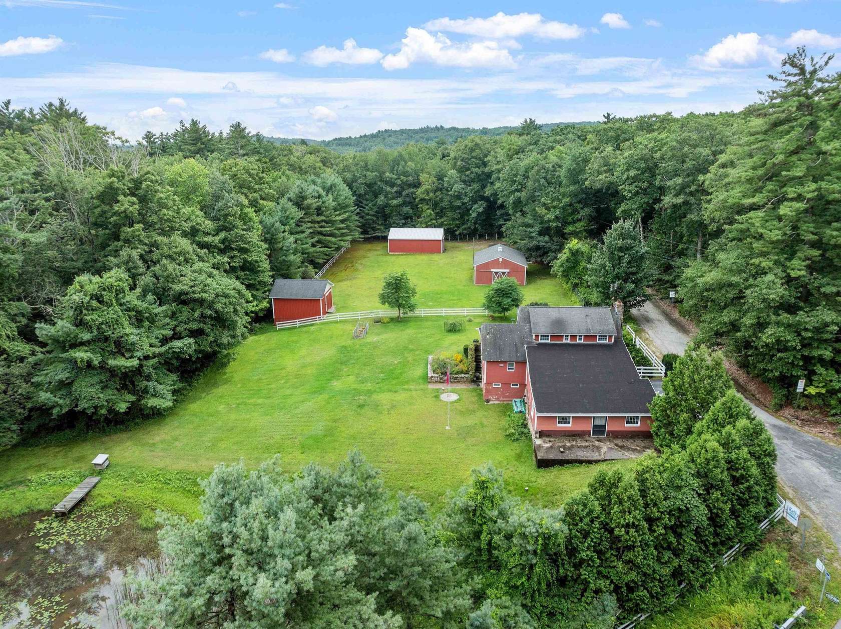 5.72 Acres of Land with Home for Sale in Bedford, New Hampshire