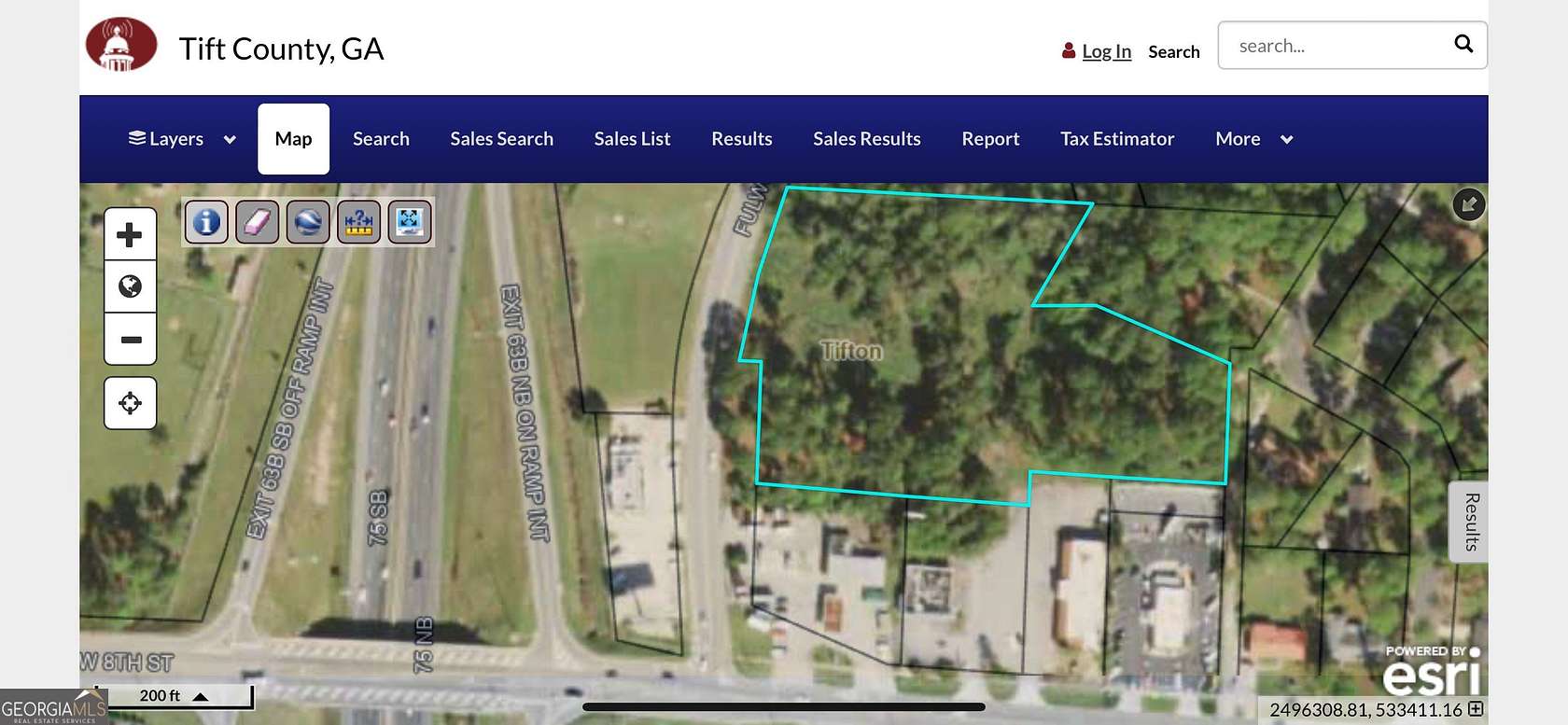 4.45 Acres of Improved Commercial Land for Sale in Tifton, Georgia