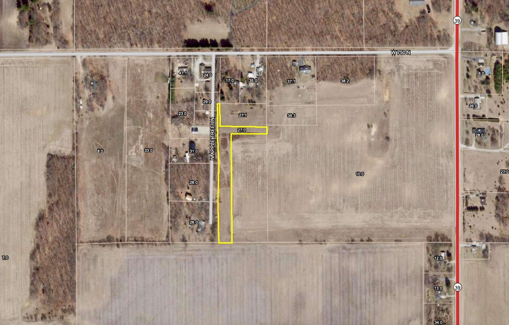 2.332 Acres of Land for Sale in North Judson, Indiana