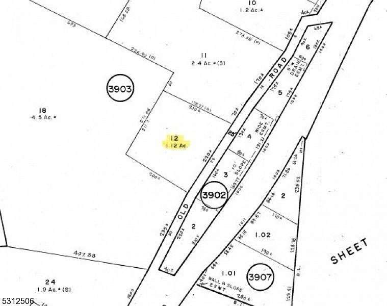 1.12 Acres of Residential Land for Sale in West Milford Township, New Jersey