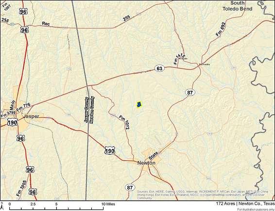 172 Acres of Recreational Land & Farm for Sale in Newton, Texas