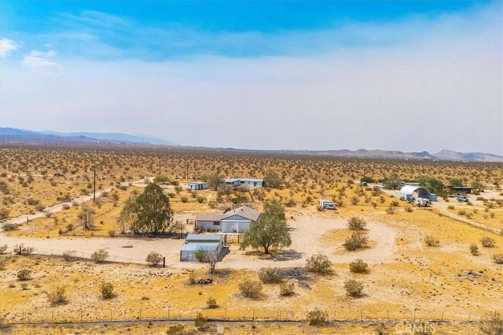 5 Acres of Residential Land with Home for Sale in Landers, California