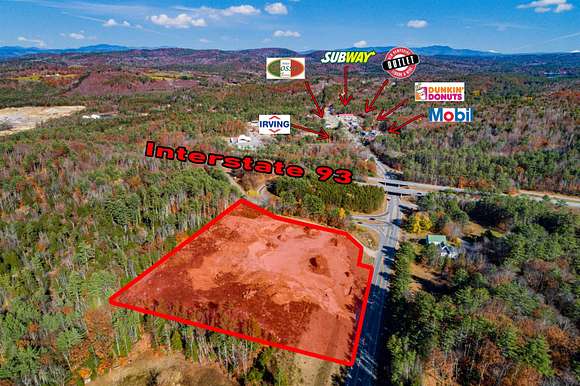 6.72 Acres of Commercial Land for Sale in New Hampton, New Hampshire