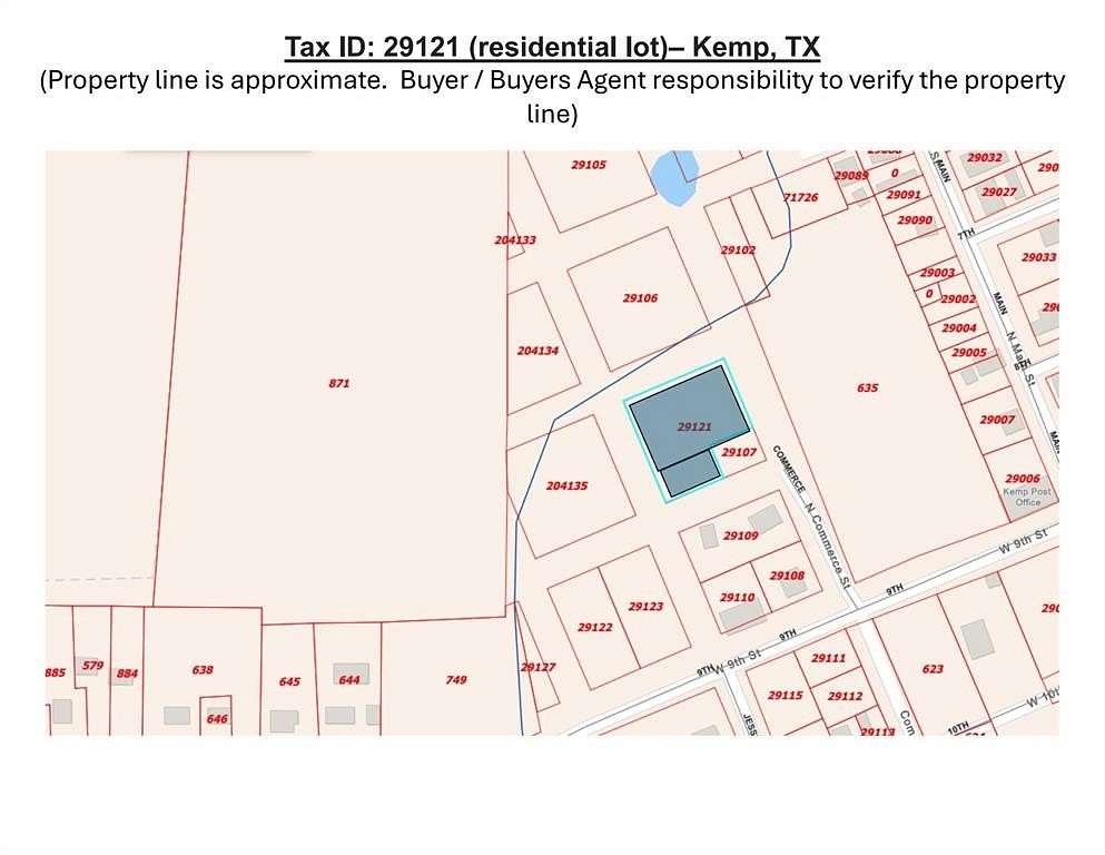 0.79 Acres of Residential Land for Sale in Kemp, Texas