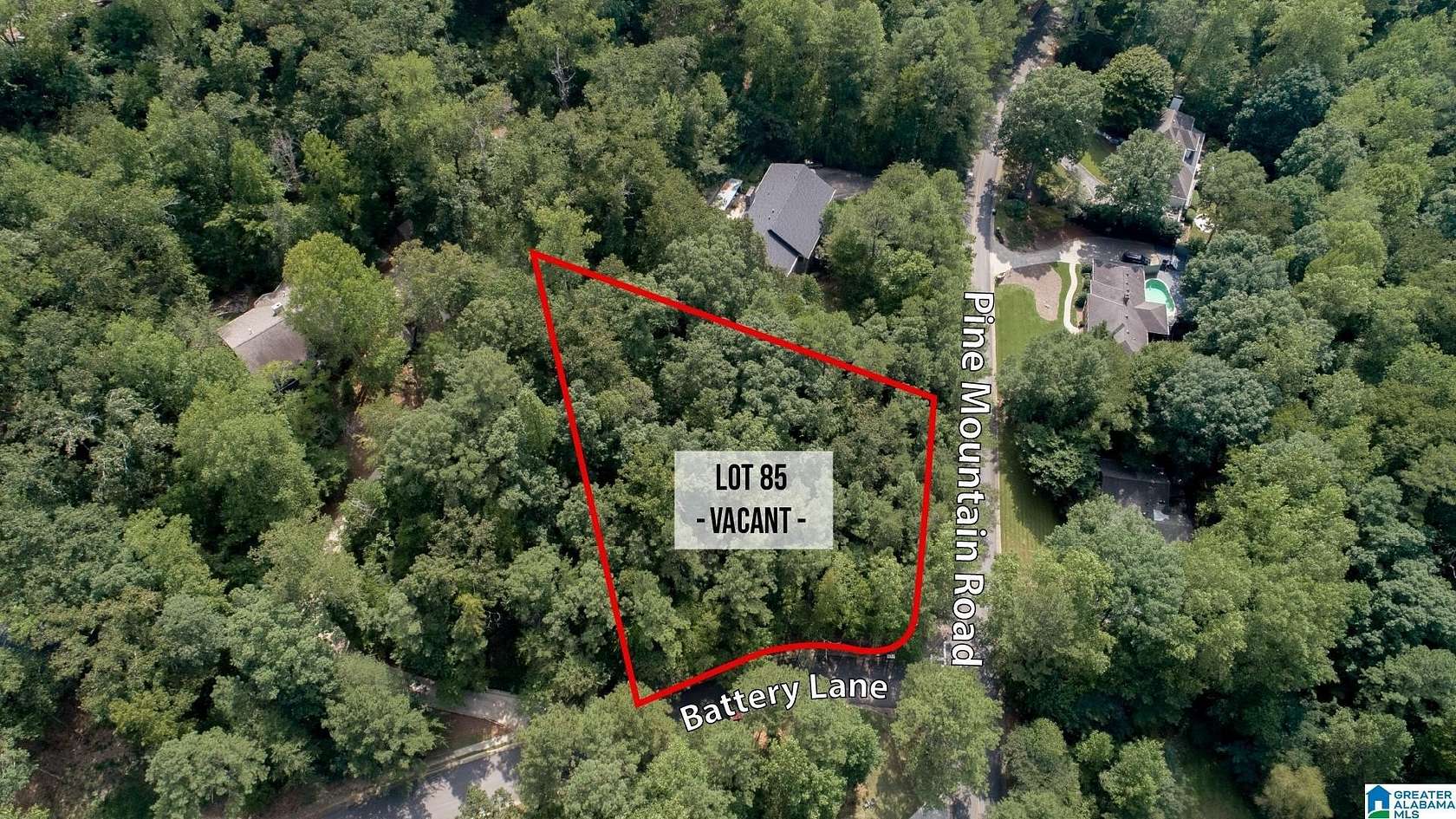 1.135 Acres of Residential Land for Sale in Mountain Brook, Alabama