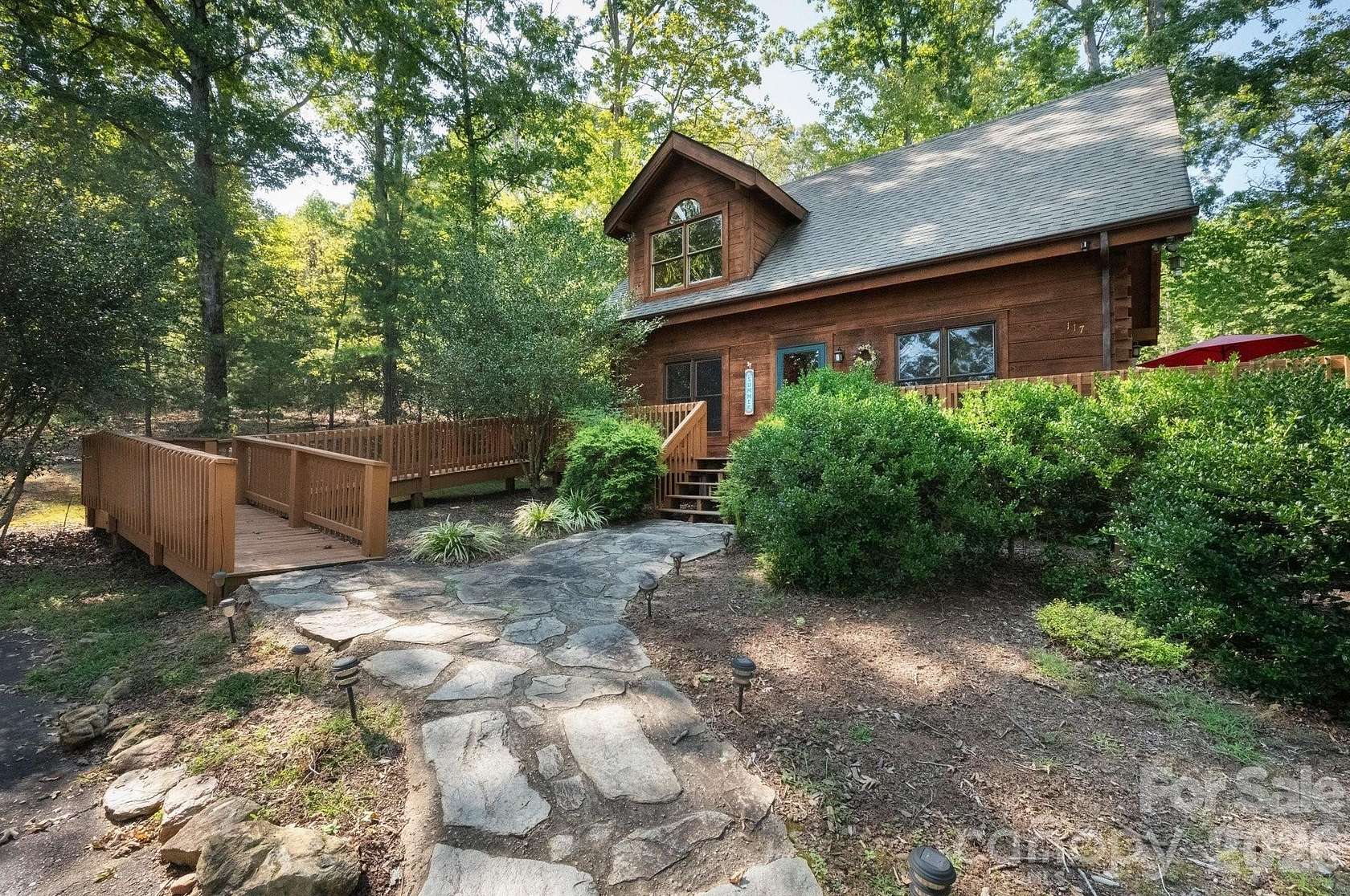 3.17 Acres of Land with Home for Sale in Lake Lure, North Carolina