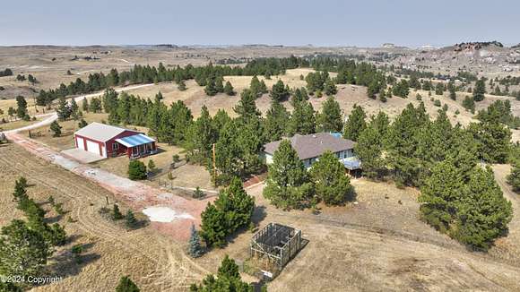 39.42 Acres of Recreational Land with Home for Sale in Rozet, Wyoming