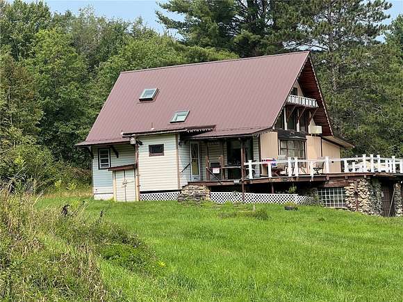 215 Acres of Land with Home for Sale in Harpersfield, New York