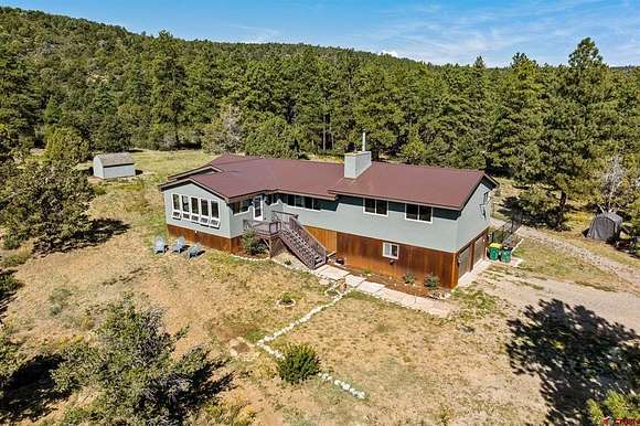 20.4 Acres of Recreational Land with Home for Sale in Bayfield, Colorado