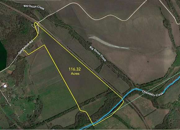 116.32 Acres of Recreational Land & Farm for Sale in Ennis, Texas