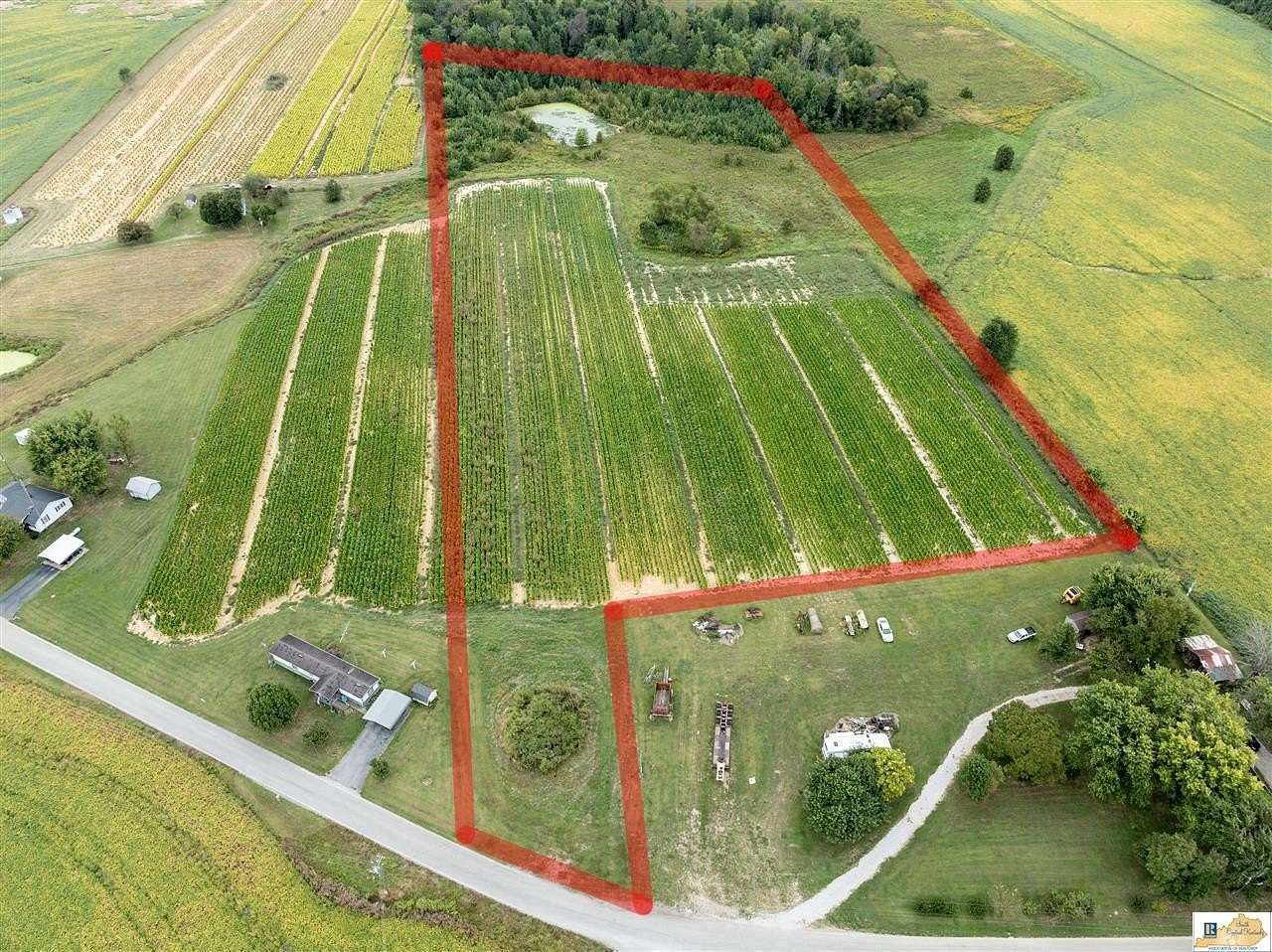 12.12 Acres of Agricultural Land for Sale in Knob Lick, Kentucky